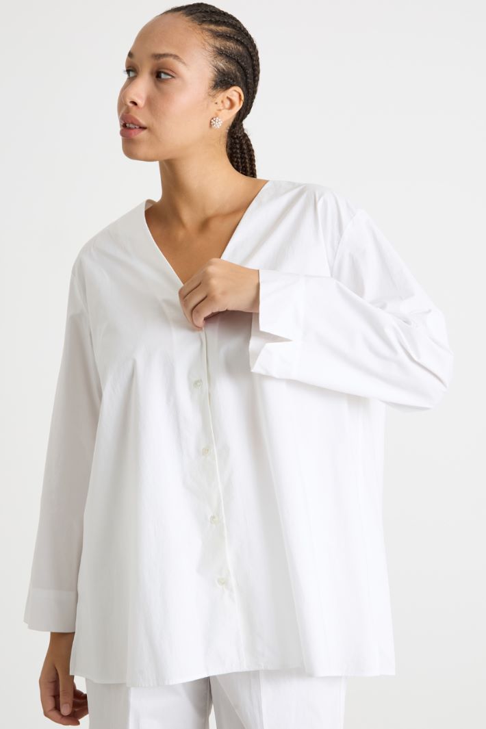 A-line canvas blouse Intrend - 2