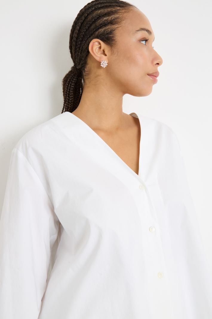 A-line canvas blouse Intrend - 3