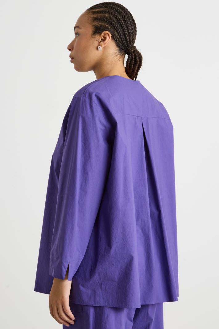 A-line canvas blouse Intrend - 4