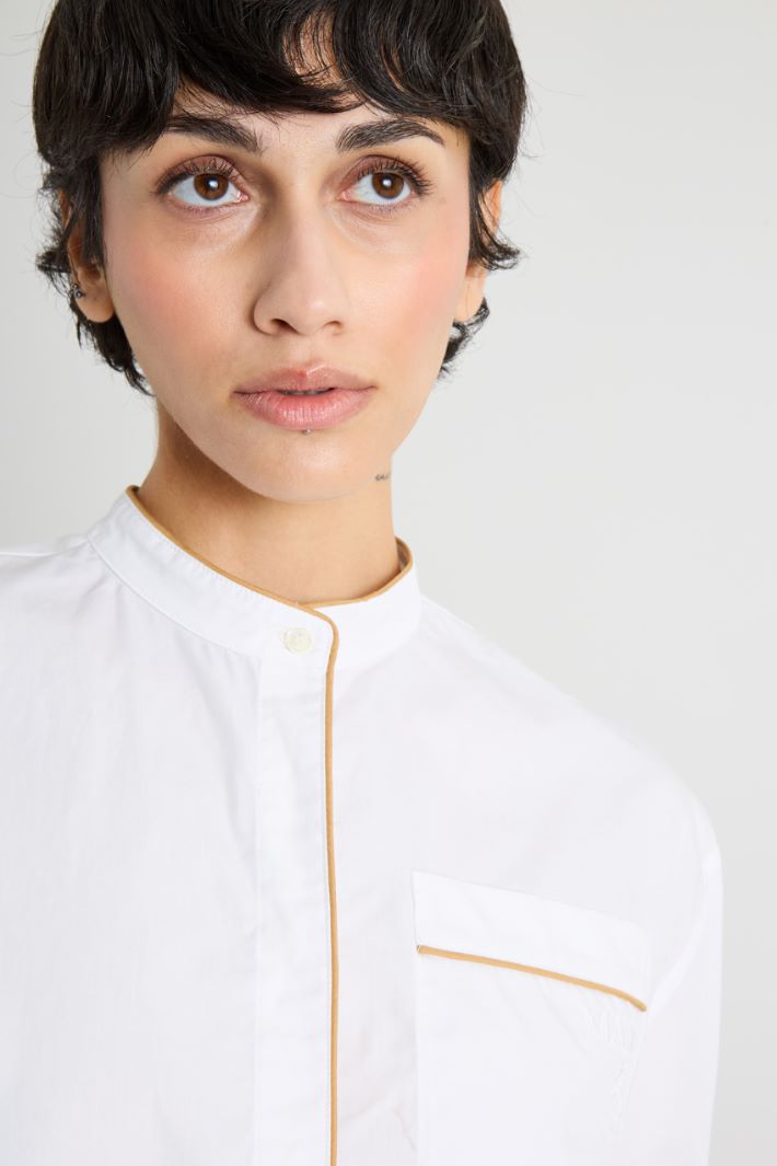 Boxy-fit poplin shirt Intrend - 3