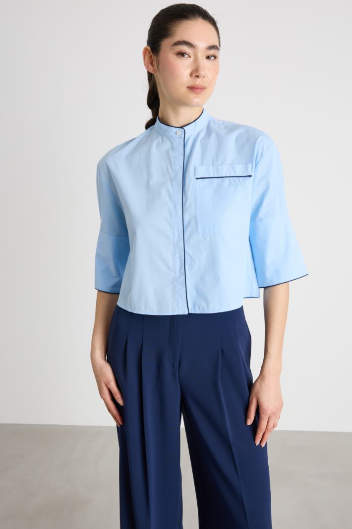 Boxy-fit poplin shirt Intrend - 2