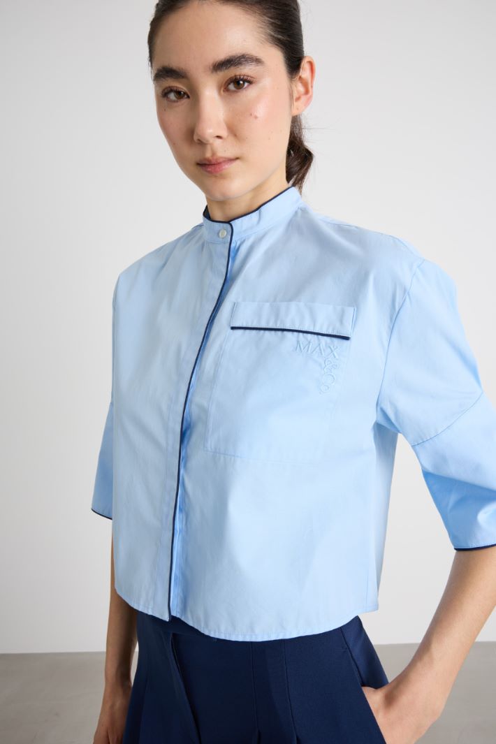 Boxy-fit poplin shirt Intrend - 3