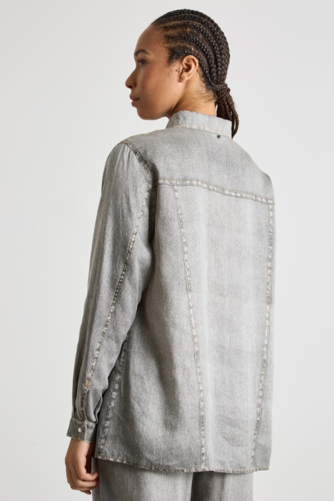 Camicia effetto jeans