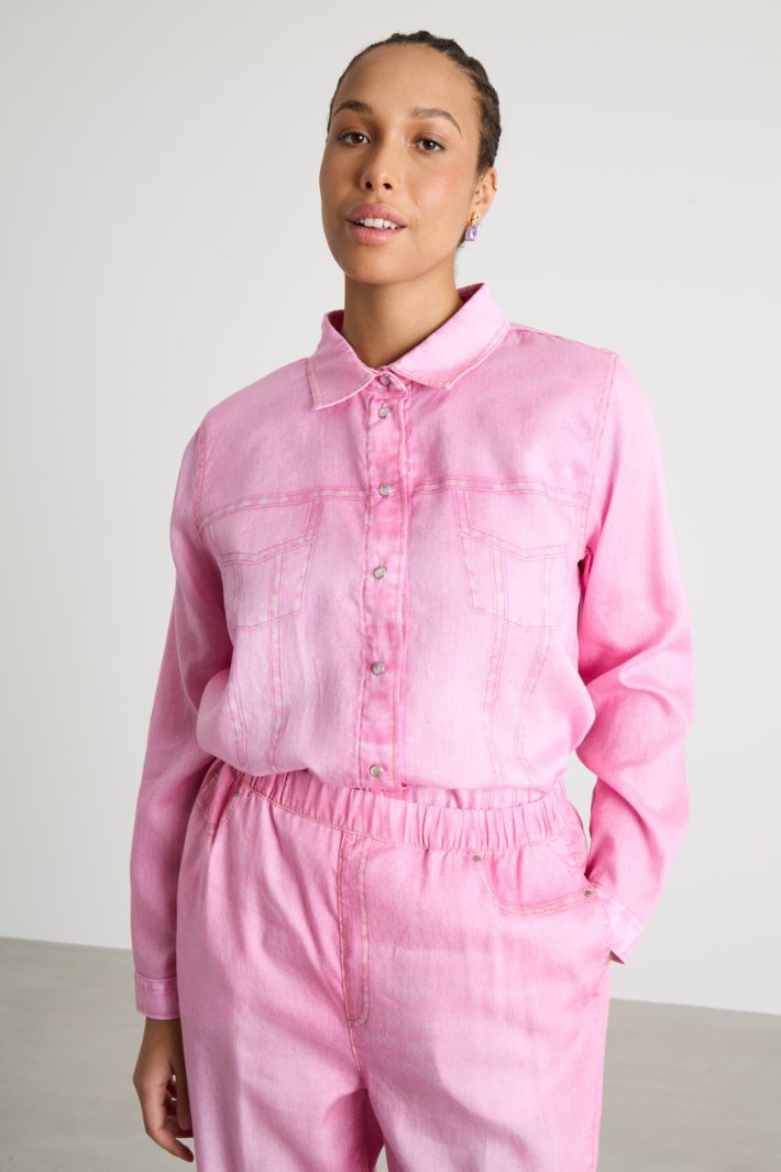 Denim-effect shirt Intrend - 2