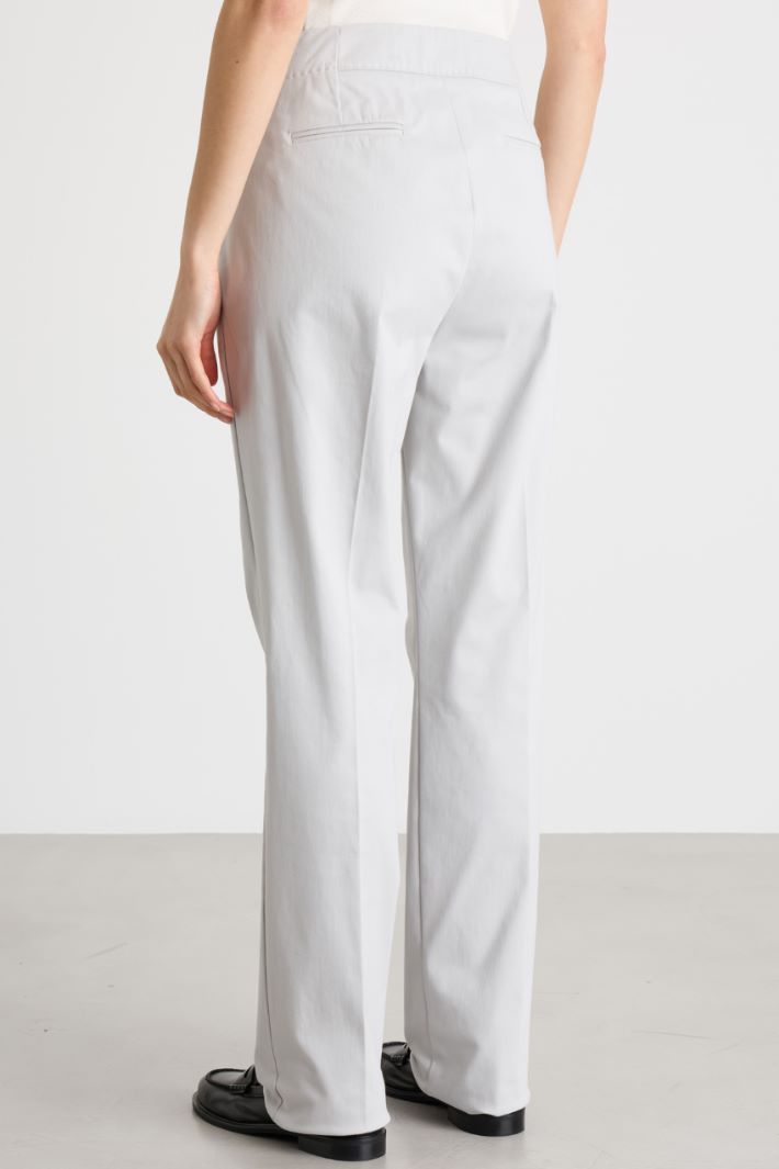 Stretch Straight-Leg Trousers Intrend - 4