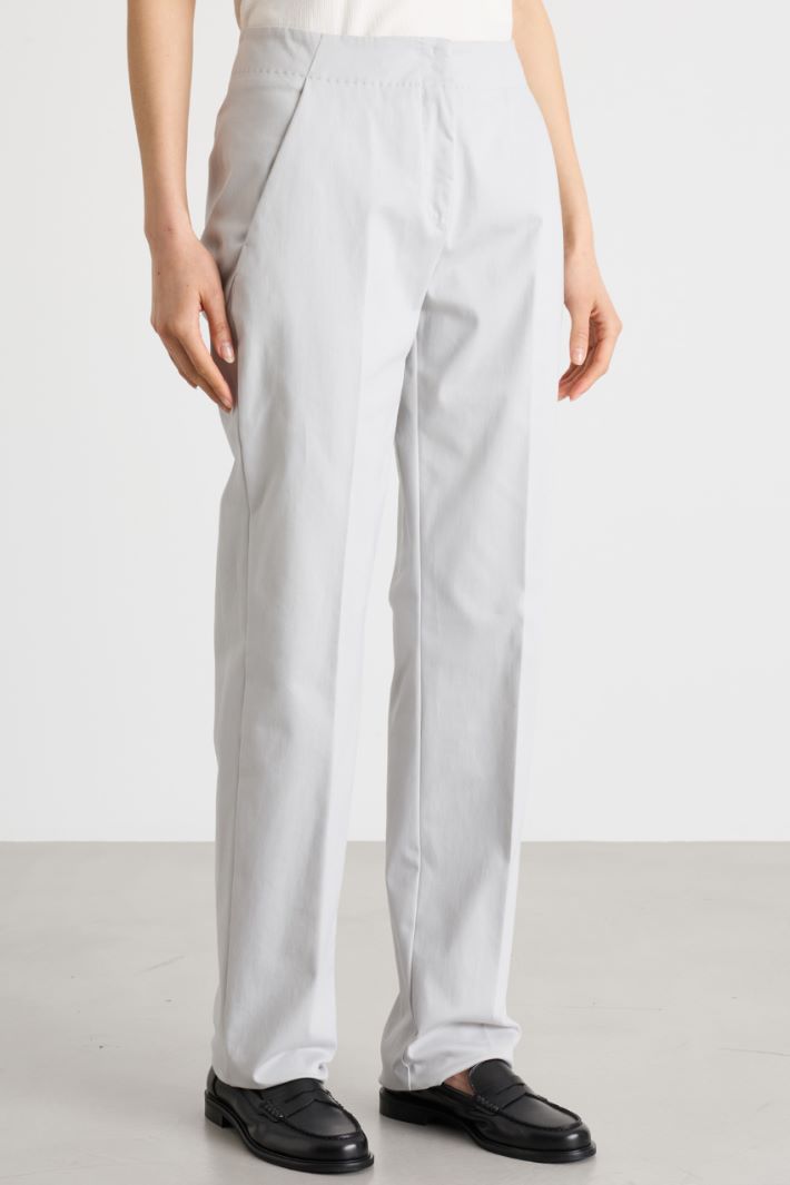 Stretch Straight-Leg Trousers Intrend - 2