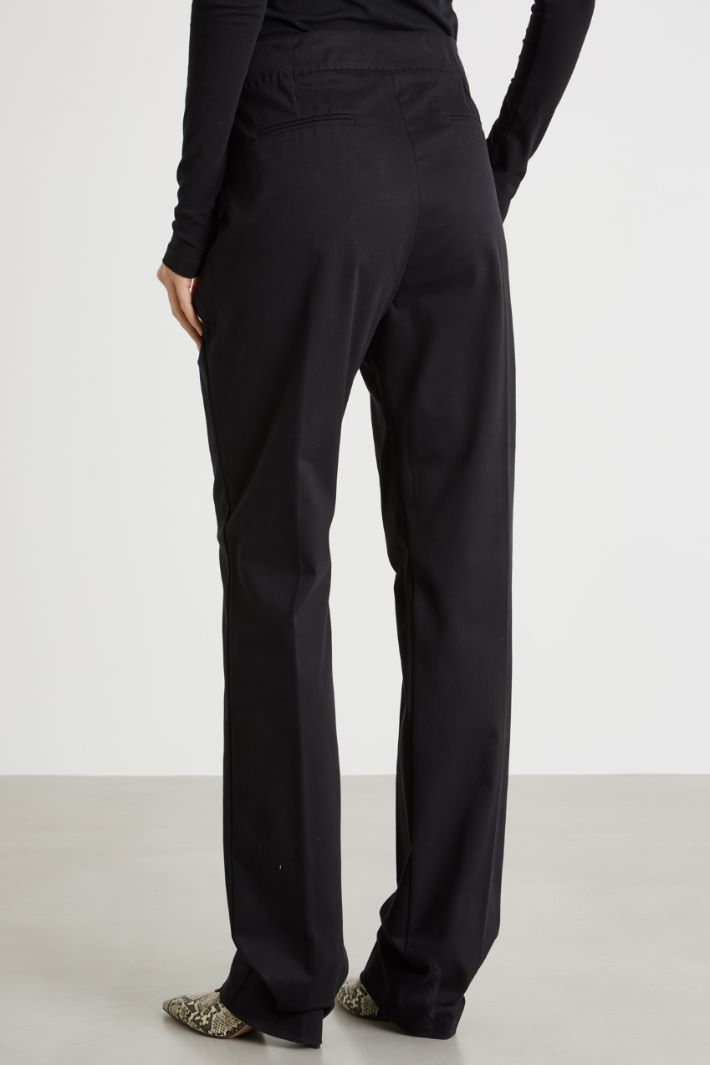 Stretch Straight-Leg Trousers Intrend - 4