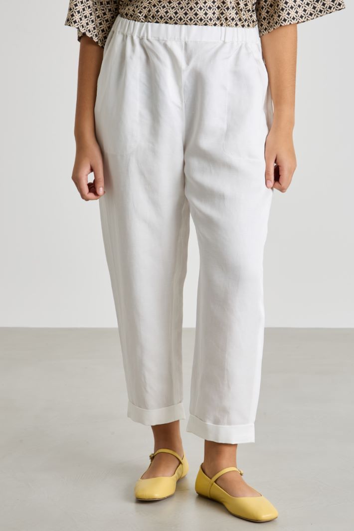 Trousers with turn-ups Intrend - 2