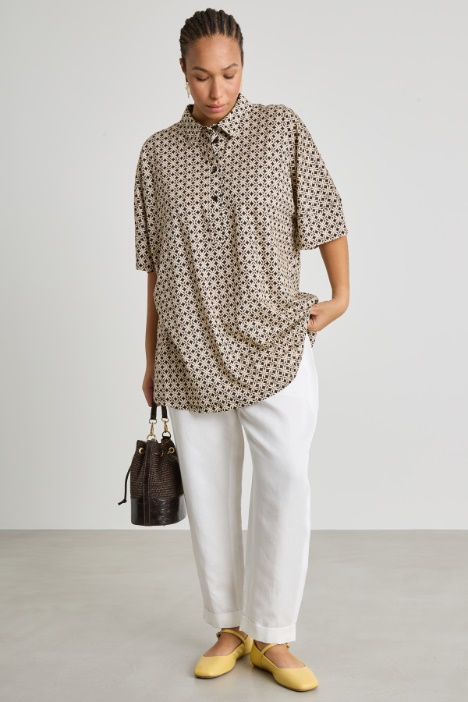 Trousers with turn-ups Intrend