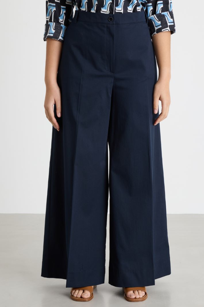 Pantalone svasato in gabardina Intrend - 2