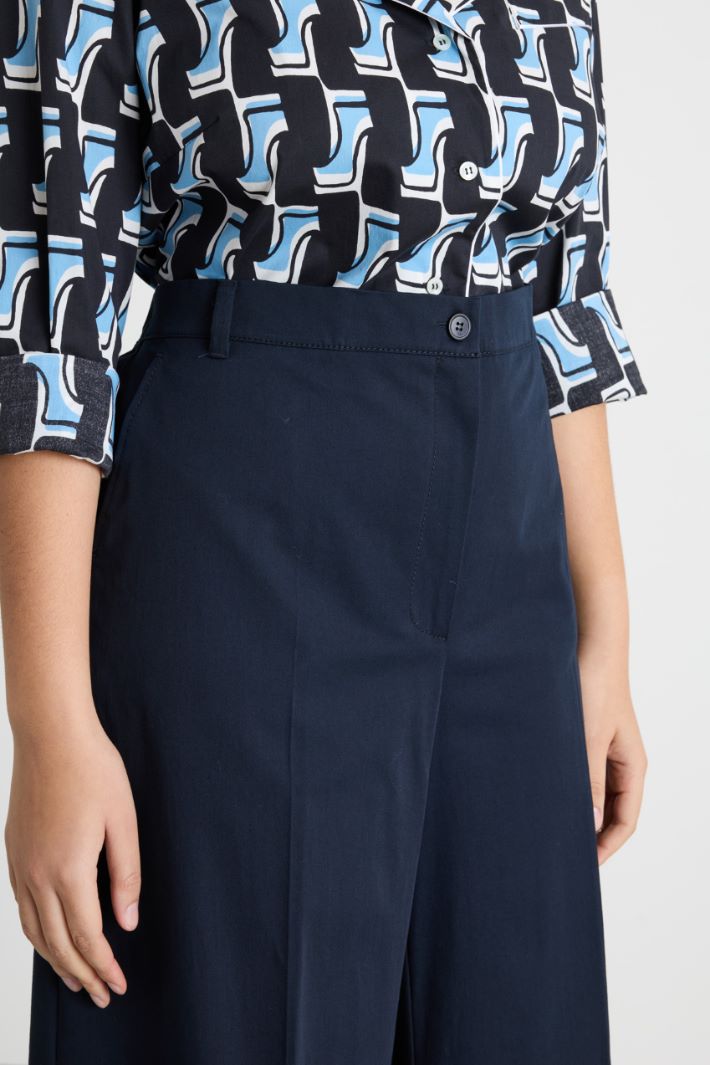 Pantalone svasato in gabardina Intrend - 3