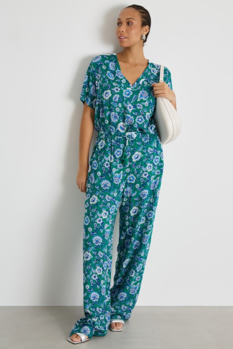 Drawstring wide-leg trousers Intrend