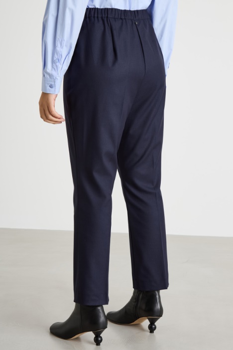 Pantalone crop in saglia