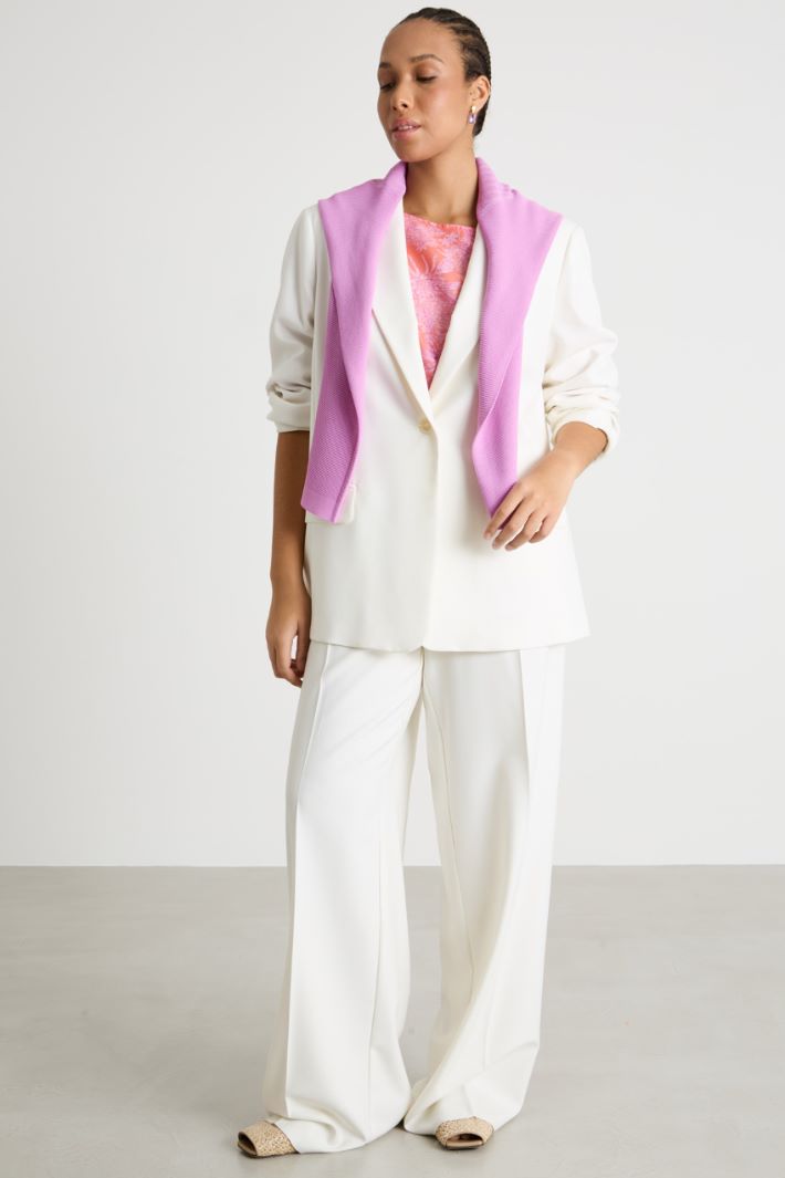 Wide-leg drawstring trousers Intrend