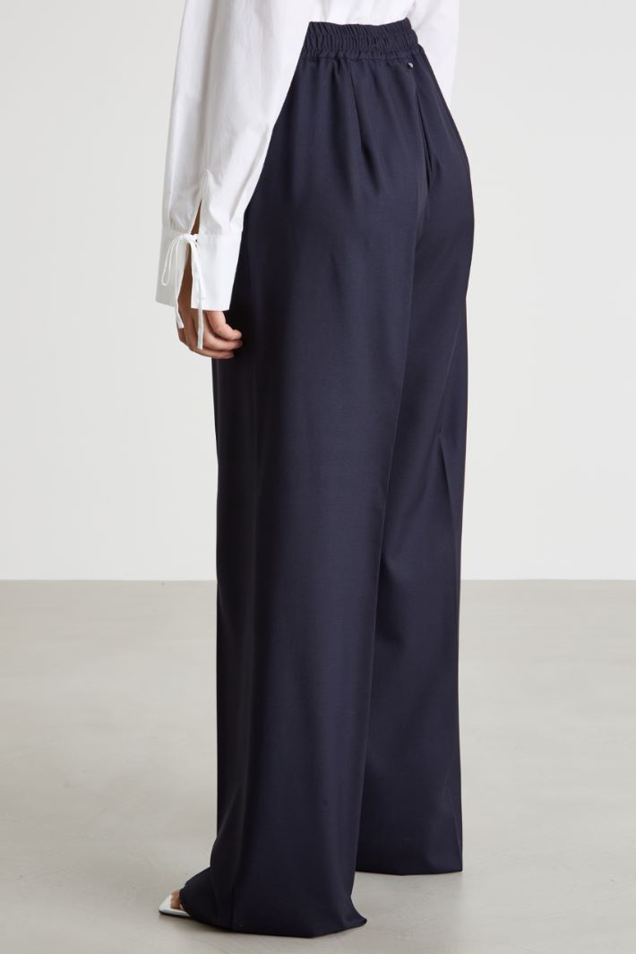 Wide-leg drawstring trousers Intrend - 4
