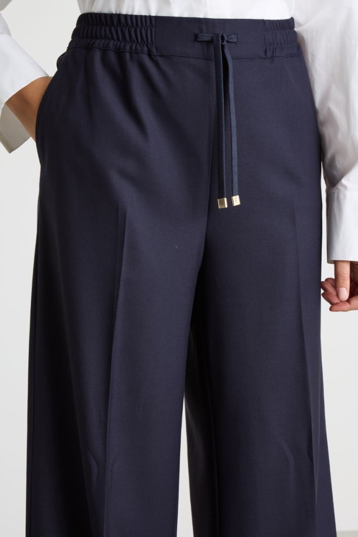 Wide-leg drawstring trousers Intrend - 3