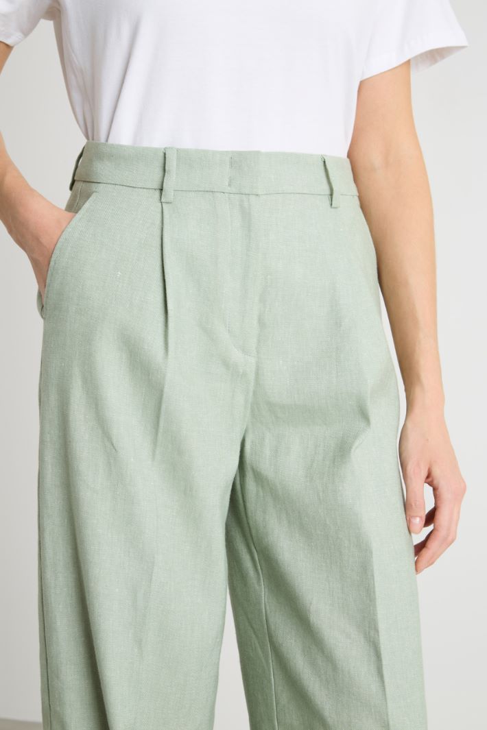 Pleated wide-leg trousers Intrend - 3