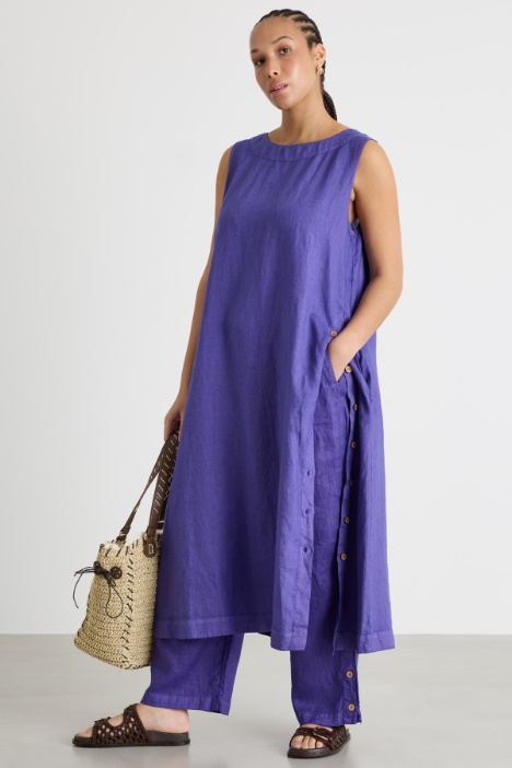 Button-Hem Trousers Intrend