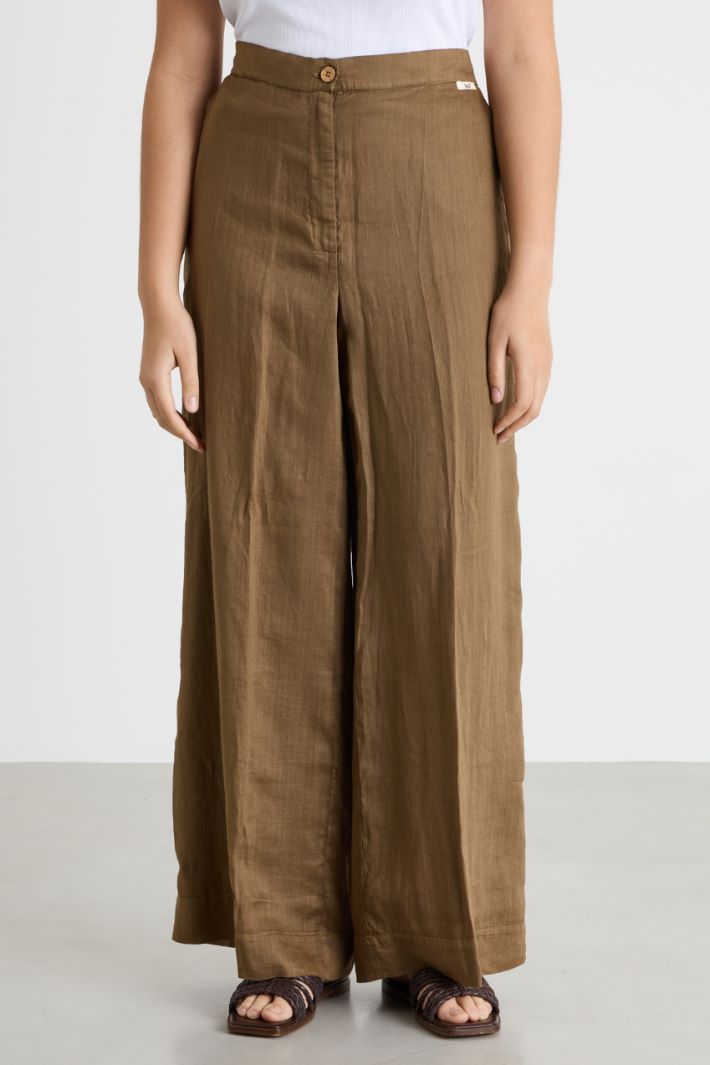 Pantalone in tela Intrend - 2