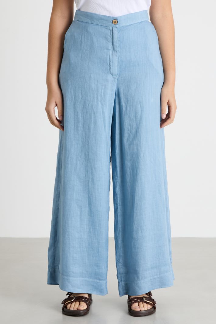 Pantalone in tela Intrend - 2