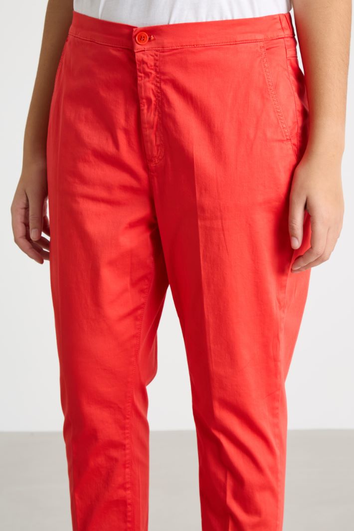 Satin chinos Intrend - 3