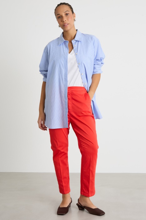 Satin chinos Intrend