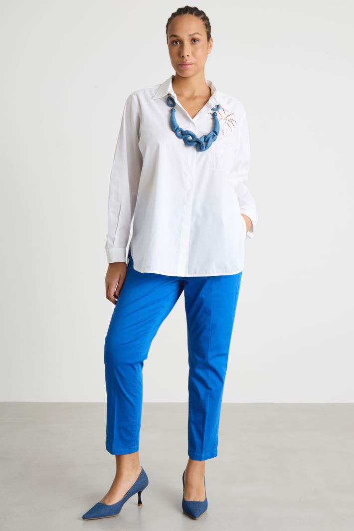 Satin chinos Intrend