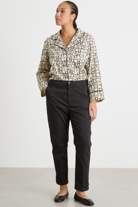 Satin chinos Intrend