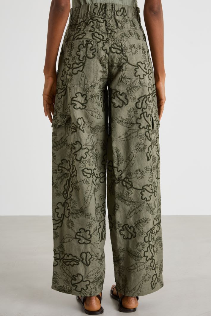 Drill cargo trousers Intrend - 4