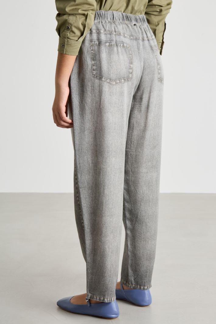 Denim-look trousers Intrend - 4