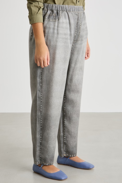 Pantalone effetto jeans