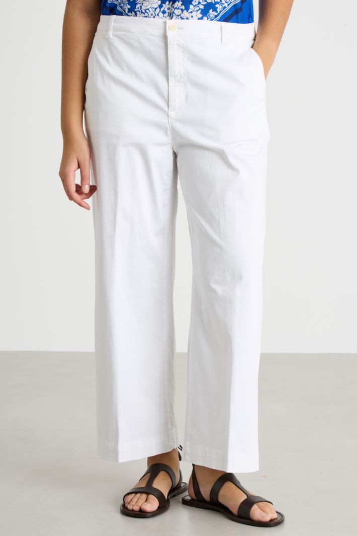 Wide-leg satin trousers Intrend - 2