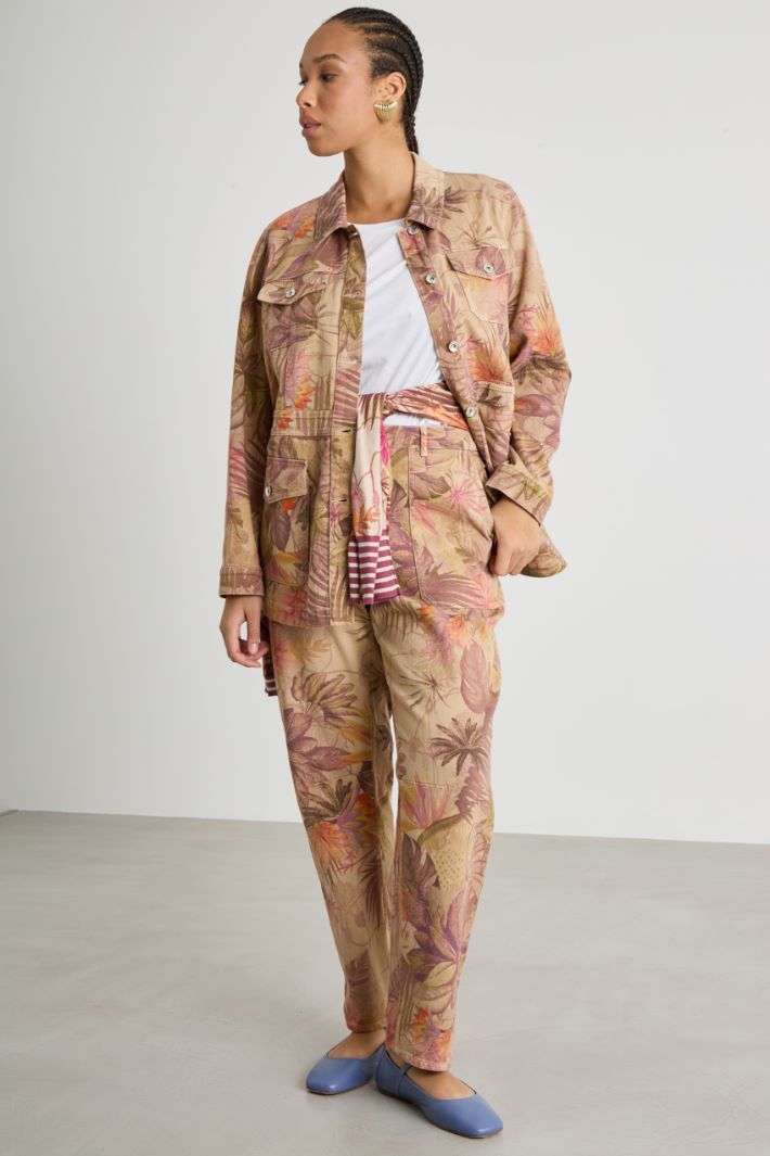 Printed baggy trousers Intrend