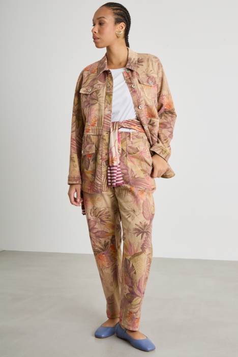 Printed baggy trousers Intrend