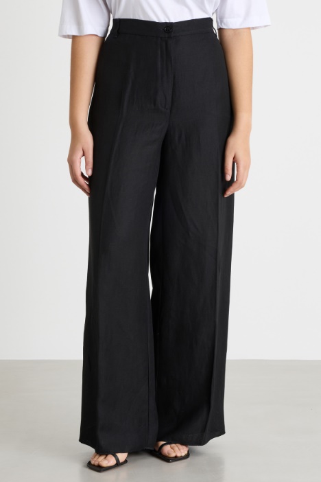 Pantalone ampio in twill