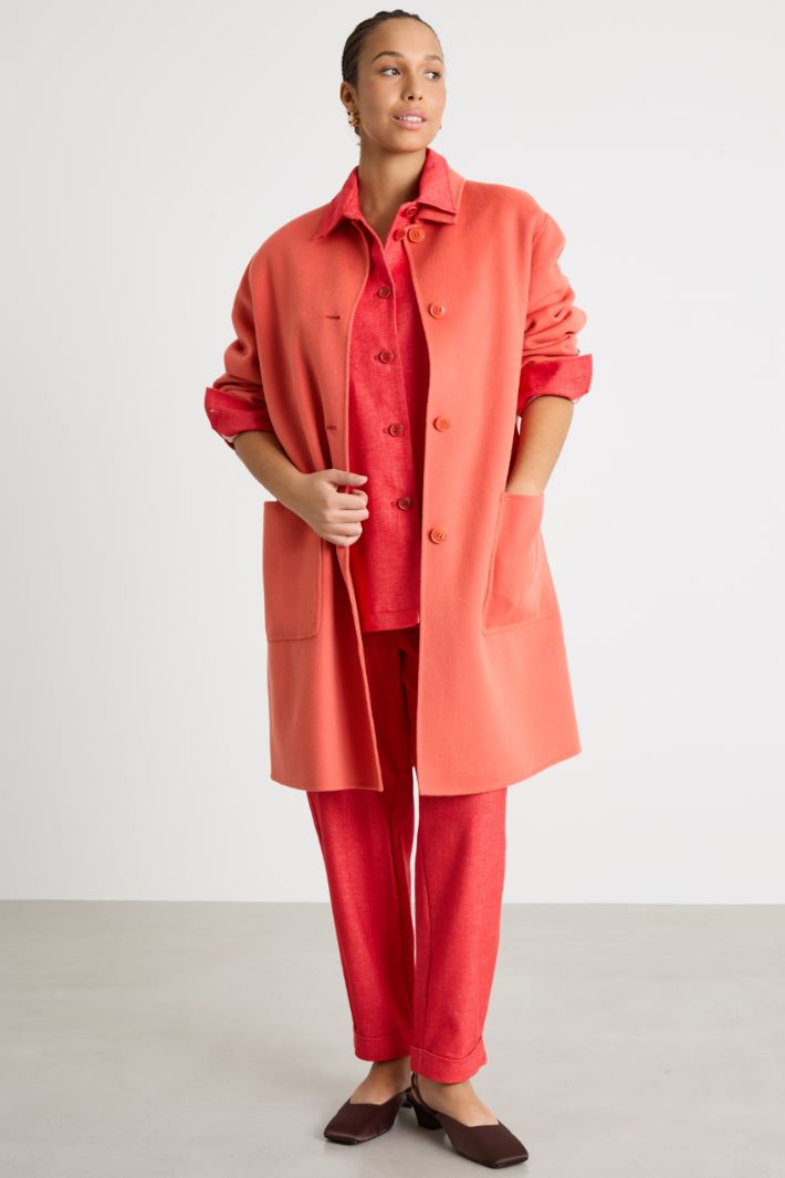 Cotton-linen blend joggers Intrend