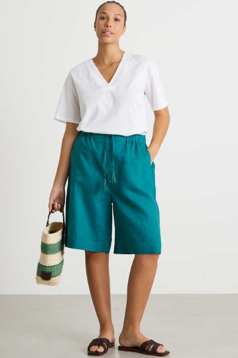 Drawstring Bermuda shorts Intrend