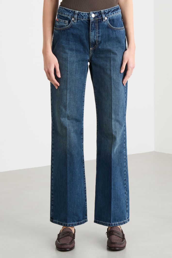 Jeans dritto effetto vintage Intrend - 2