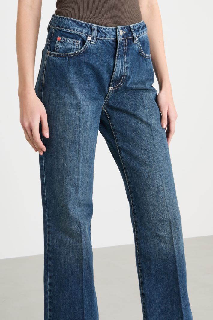 Jeans dritto effetto vintage Intrend - 3