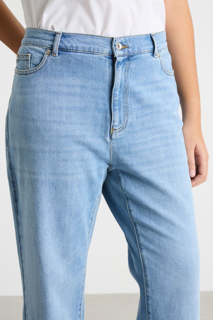 Straight cropped jeans Intrend - 3
