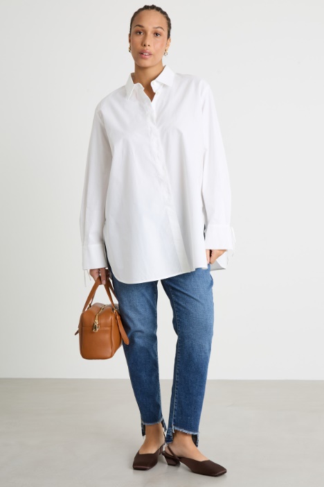 Raw-hem asymmetric jeans Intrend