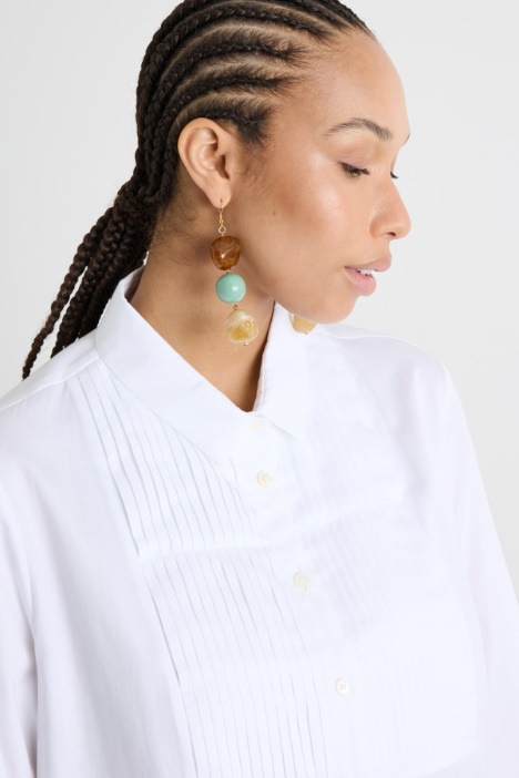 Blusa con plastrón