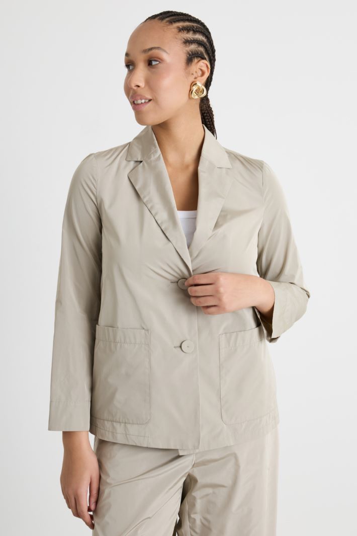 Taffeta Smock Blouse Intrend - 2