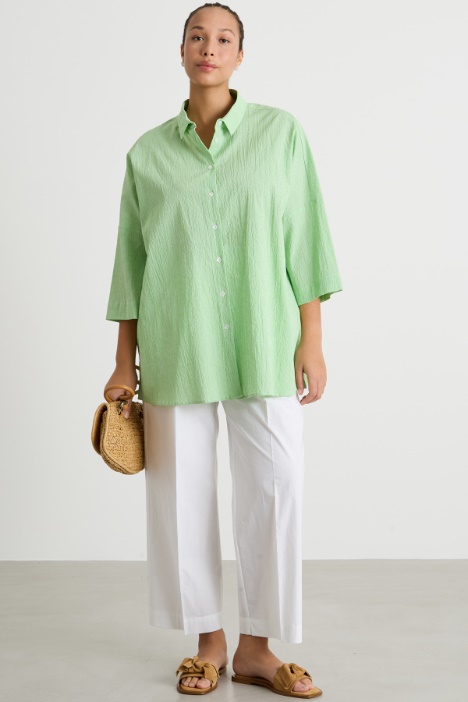 Blusa de seersucker Intrend