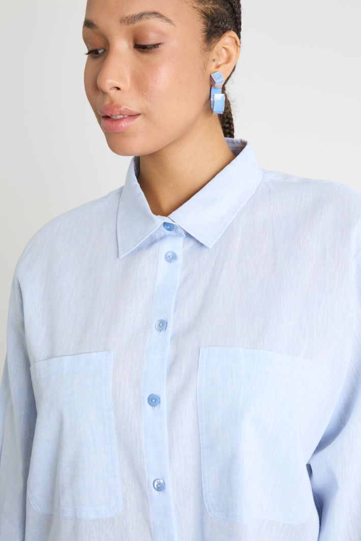 Linen-blend tunic Intrend - 3