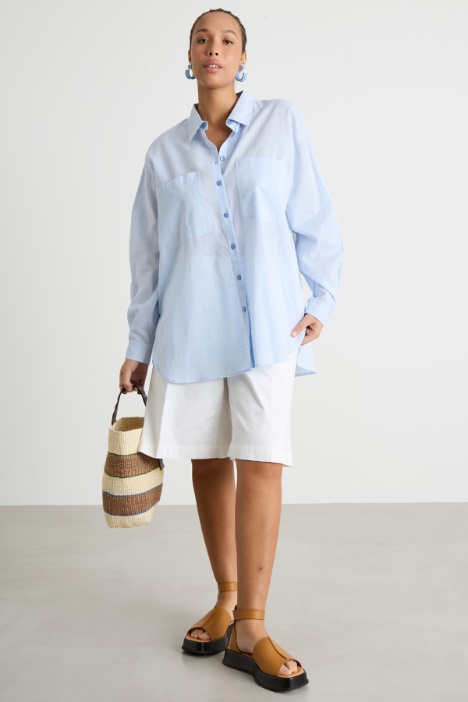 Linen-blend tunic Intrend