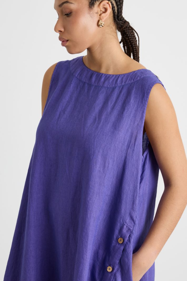 Abito ampio con bottoni laterali Intrend - 3