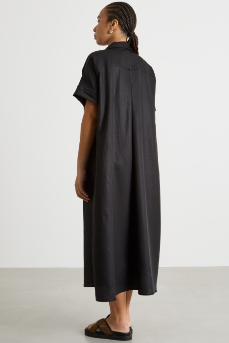 Vestido largo con bolsillos