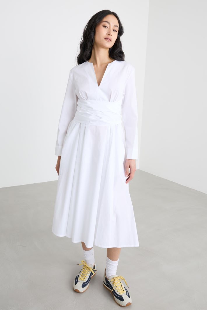 Abito in popeline con fascia Intrend - 2