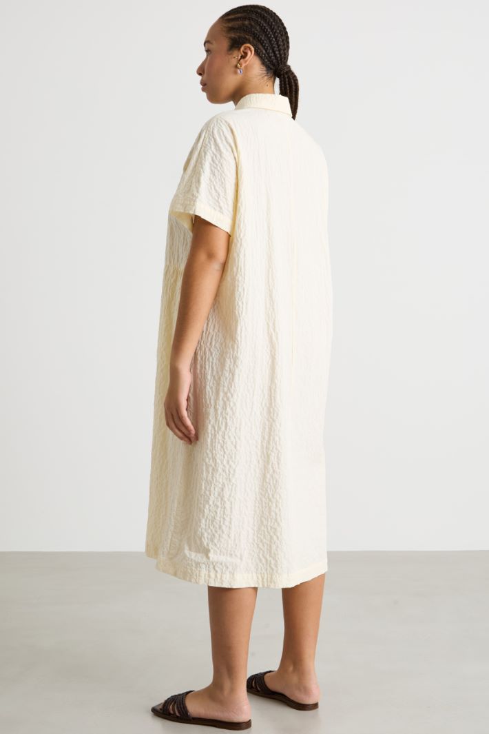 Loose-fit poplin dress Intrend - 4